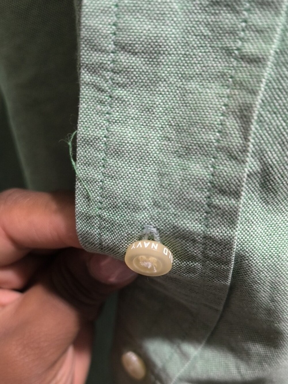 Old Navy Mint Green Casual Button-Down Shirt - Picture 4 of 5